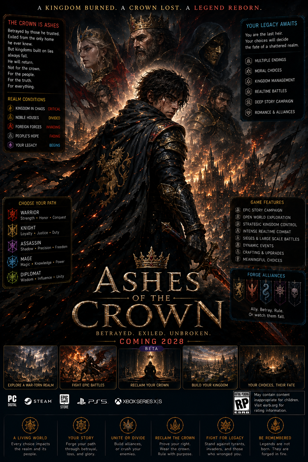 Ashes of the Crown poster