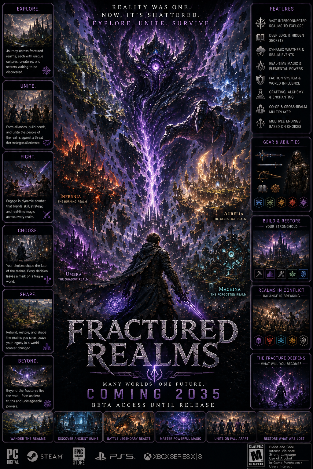 Fractured Realms poster