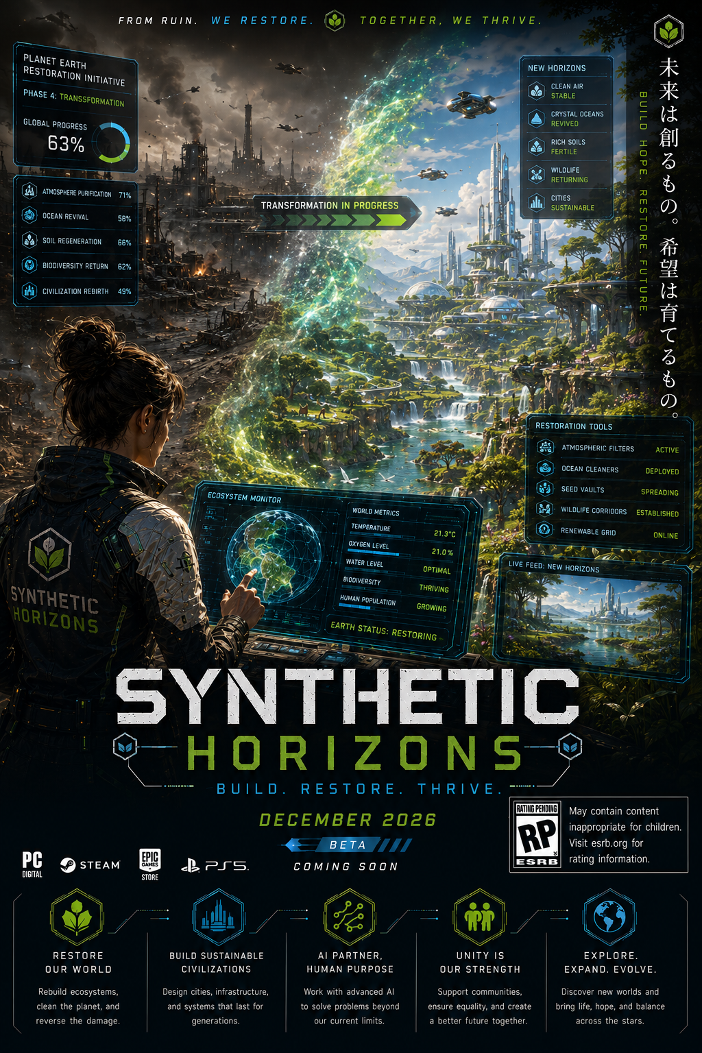 Synthetic Horizons poster